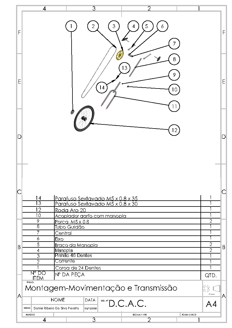 手摇自行车轮椅模型sw2020可编辑